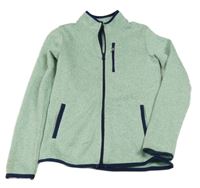 Pomněnková pletená propínací mikina L&D