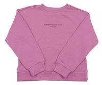 Ružová mikina s nápisom Primark