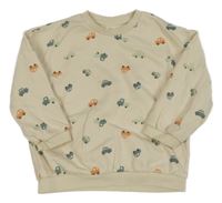 Smotanová mikina s autami H&M