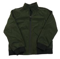 Tmavozelená softshellová bunda Name it