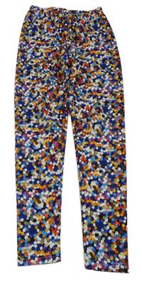 Farebné bodkovaná é legíny Shein