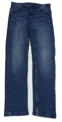 Tmavomodré skinny rifle Alive