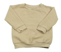 Béžová rebrovaná mikina Primark