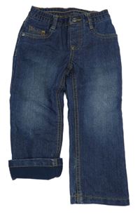 Tmavomodré podšité rifle Lupilu