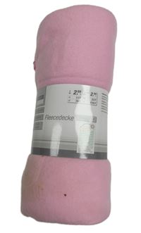 Nové - Svetloružová fleecová deka