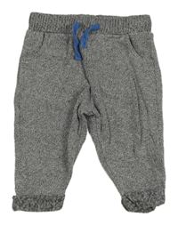 Sivé melírované pletené nohavice River Island