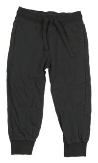 Tmavošedé tepláky H&M