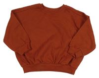 Tehlová oversize mikina George