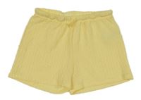 Žlté vzorované kraťasy F&F