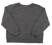 Tmavosivá oversize mikina H&M