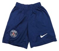 Tmavomodré fotbalové kraťasy Paris Saint Germain s logem Nike