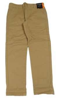 Pískové chino plátěné kalhoty St. Bernard