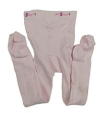 Světlerůžové punčocháče 