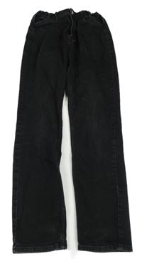 Černé slim fit rifle H&M