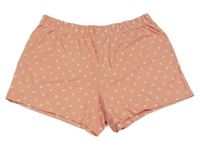 Ružové kvetované kraťasy YIGGA