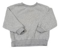 Sivá melírovaná mikina H&M