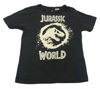 Antracitové tričko s dinosaurem - Jurský svět H&M