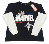 Černo-bílé triko se Spidermanem Primark