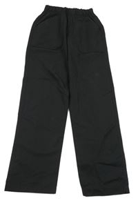 Čierne plátenné nohavice