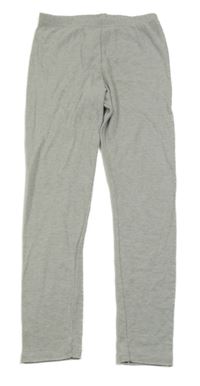 Sivé melírované thermo legíny