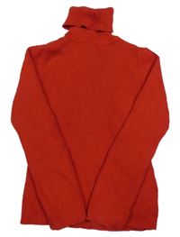 Červený rebrovaný svetrový rolák GAP