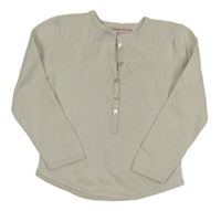 Svetlosivý ľahký sveter s gombíkmi