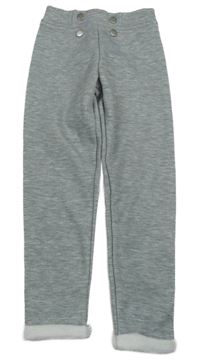 Šedé melírované zateplené tregíny In Extenso