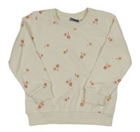 Smotanová kvetovaná mikina Lupilu