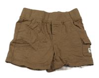 Hnedé bavlnené kraťasy s vreckom Esprit