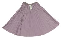 Nové - Levandulová plisovaná sukňa
