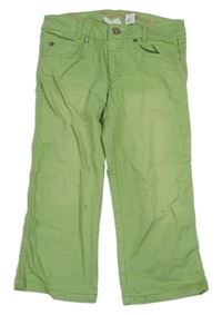 Zelené capri rifle H&M