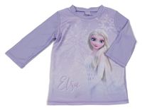 Lila UV triko s Elsou Disney