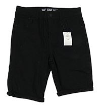 Černé skinny riflové kraťasy Denim Co.