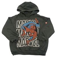 Tmavosivá mikina so Spidermanem a kapucňou zn. Marvel