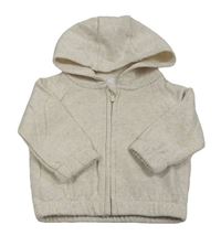 Smotanová melírovaná prepínaci mikina s kapucňou zn. Primark