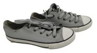 Šedé koženkové tenisky s logem Converse vel. 31,5