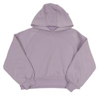 Lila crop mikina s kapucňou Dunnes Stores
