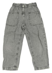 Šedé melírované rifle s kapsami Dunnes 