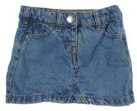 Modrá riflová sukně 