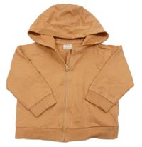 Broskvová prepínaci mikina s kapucňou