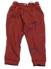 Vínové tepláky s dinosaury George