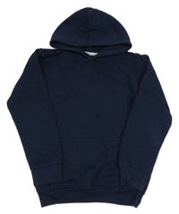 Tmavomodrá mikina s kapucňou