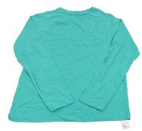 Nové - zelené tričko so srdiečkom dunnes