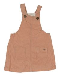 Marhuľové menšestrové na traké šaty s vreckami