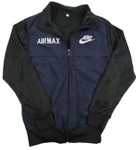 Tmavomodro-černá sportovní bundomikina - Nike