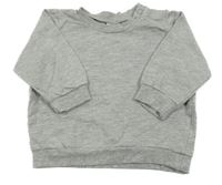 Sivá melírovaná ľahká mikina H&M