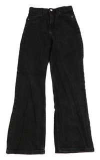 Černé wide leg rifle H&M