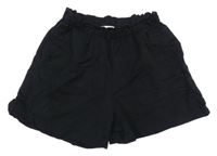 Čierne teplákové kraťasy H&M