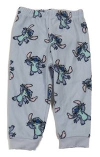 Světlemodré fleecové pyžamové kalhoty se Stitchem Primark