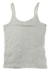Biely crop top H&M